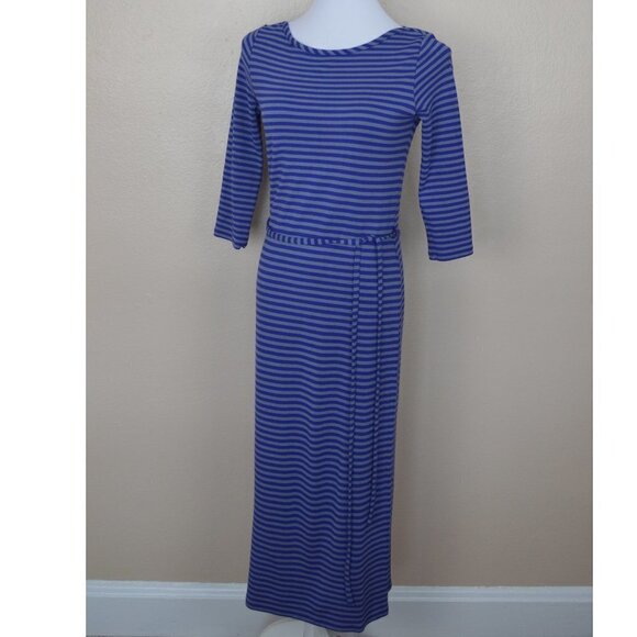 Boden Pencil Below Knee Striped Dress 4L - Picture 2 of 7